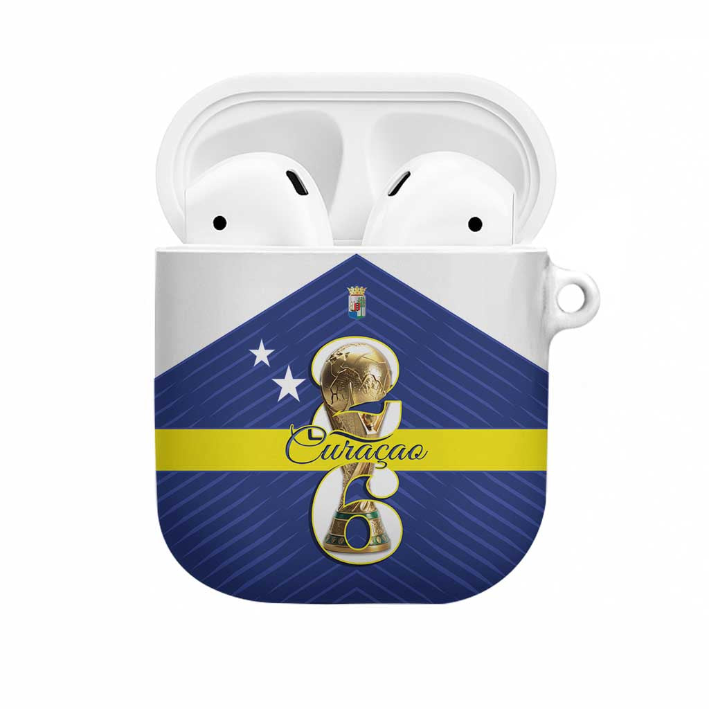 Curacao Football AirPods Case 2026 The Blue Wave is Rising - Wonder Print Shop