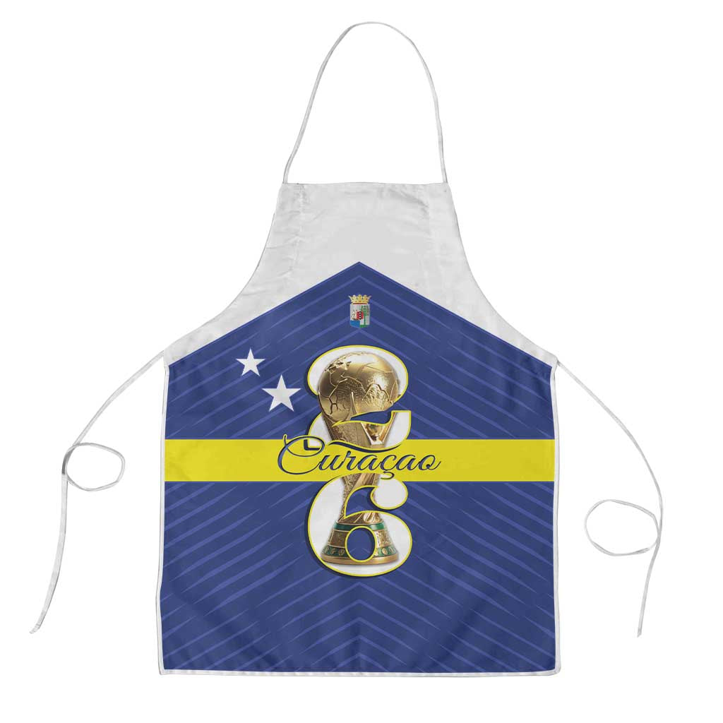 Curacao Football Apron 2026 The Blue Wave is Rising - Wonder Print Shop