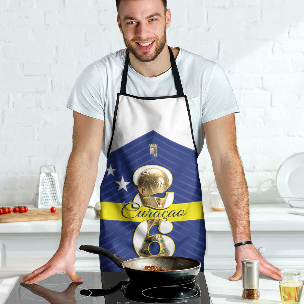 Curacao Football Apron 2026 The Blue Wave is Rising - Wonder Print Shop