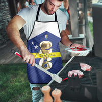 Curacao Football Apron 2026 The Blue Wave is Rising - Wonder Print Shop