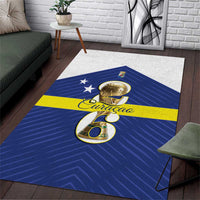 Curacao Football Area Rug 2026 The Blue Wave is Rising - Wonder Print Shop