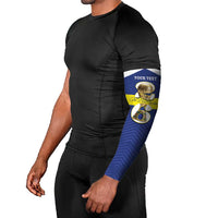 Personalized Curacao Football Arm Sleeves 2026 The Blue Wave is Rising - Wonder Print Shop