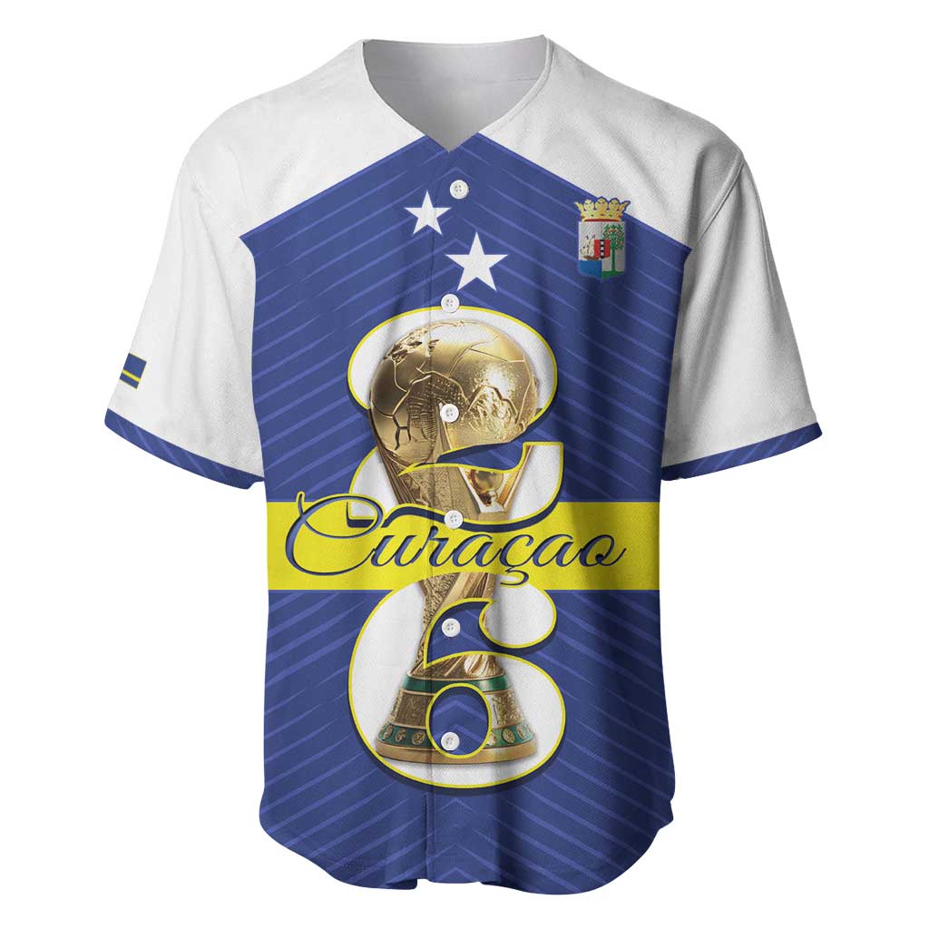 Personalized Curacao Football Baseball Jersey 2026 The Blue Wave is Rising - Wonder Print Shop