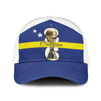 Curacao Football Baseball Net Cap 2026 The Blue Wave is Rising - Wonder Print Shop