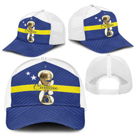 Curacao Football Baseball Net Cap 2026 The Blue Wave is Rising - Wonder Print Shop