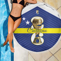 Curacao Football Beach Blanket 2026 The Blue Wave is Rising - Wonder Print Shop