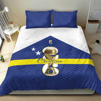 Curacao Football Bedding Set 2026 The Blue Wave is Rising - Wonder Print Shop