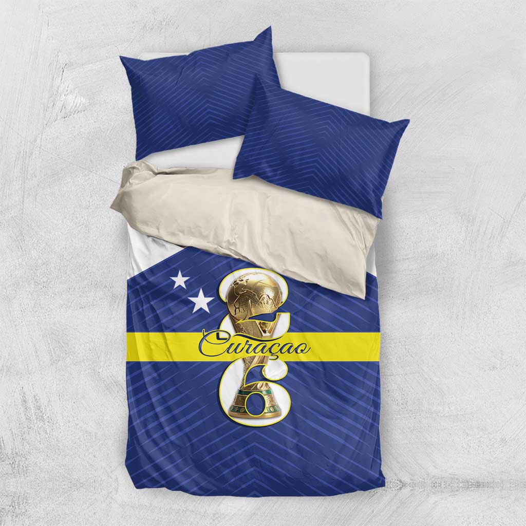 Curacao Football Bedding Set 2026 The Blue Wave is Rising - Wonder Print Shop