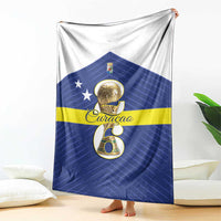 Curacao Football Blanket 2026 The Blue Wave is Rising - Wonder Print Shop