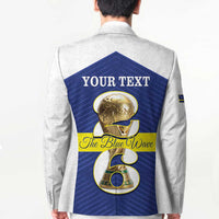 Personalized Curacao Football Blazer 2026 The Blue Wave is Rising - Wonder Print Shop