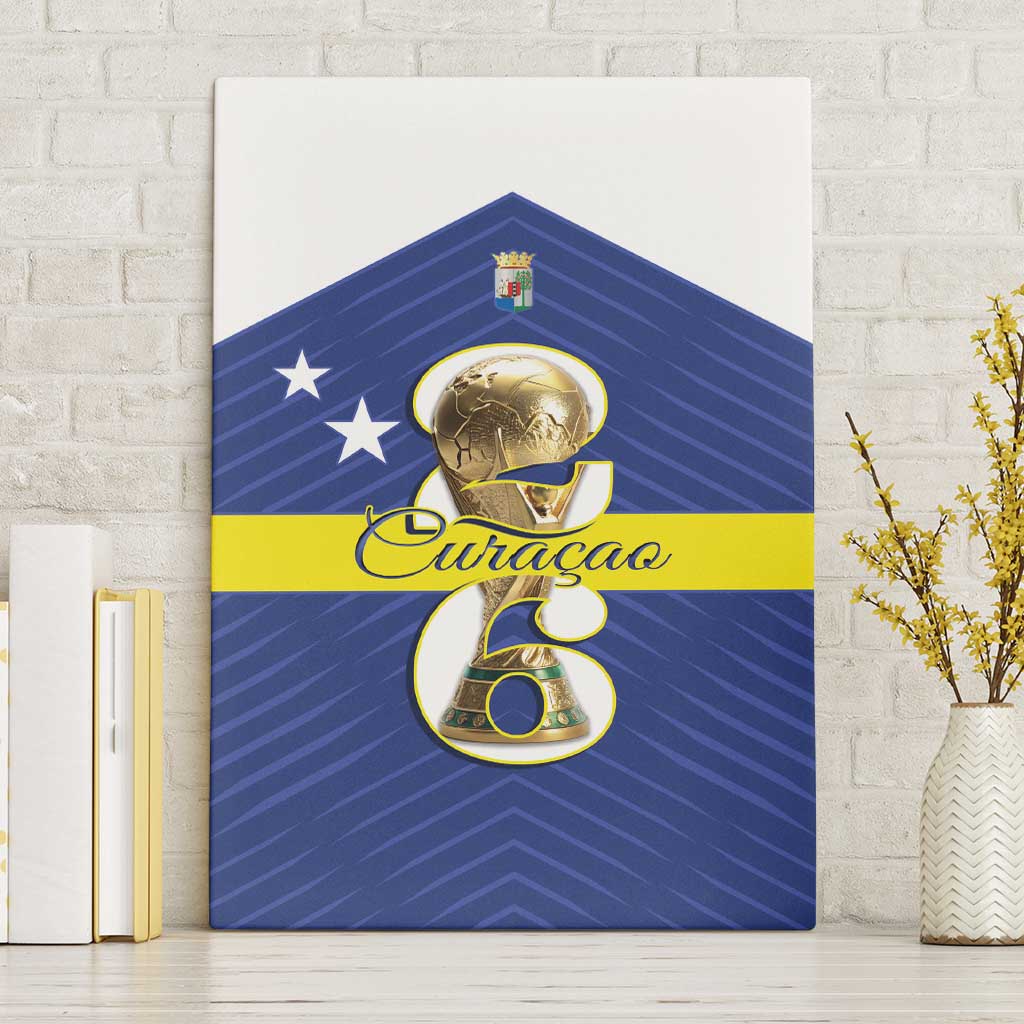 Curacao Football Canvas Wall Art 2026 The Blue Wave is Rising - Wonder Print Shop