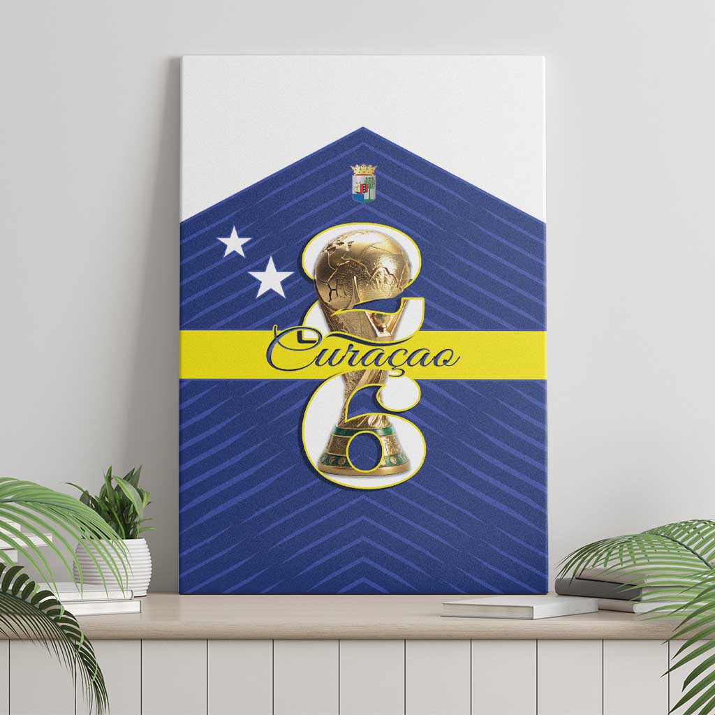 Curacao Football Canvas Wall Art 2026 The Blue Wave is Rising - Wonder Print Shop