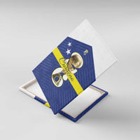 Curacao Football Canvas Wall Art 2026 The Blue Wave is Rising - Wonder Print Shop