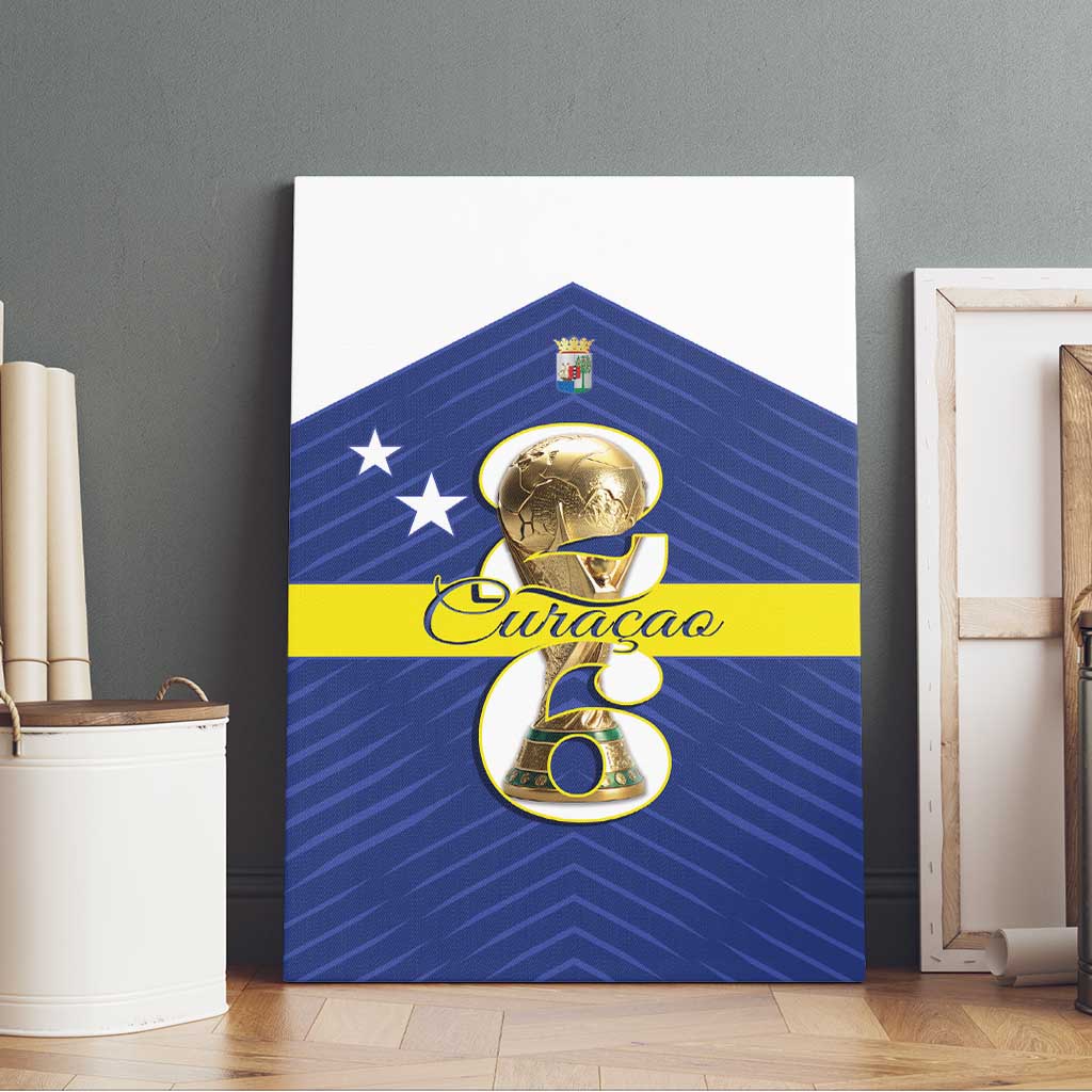 Curacao Football Canvas Wall Art 2026 The Blue Wave is Rising - Wonder Print Shop