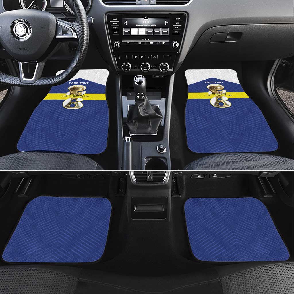 Personalized Curacao Football Car Mats 2026 The Blue Wave is Rising - Wonder Print Shop