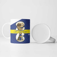 Personalized Curacao Football Ceramic Mug 2026 The Blue Wave is Rising - Wonder Print Shop