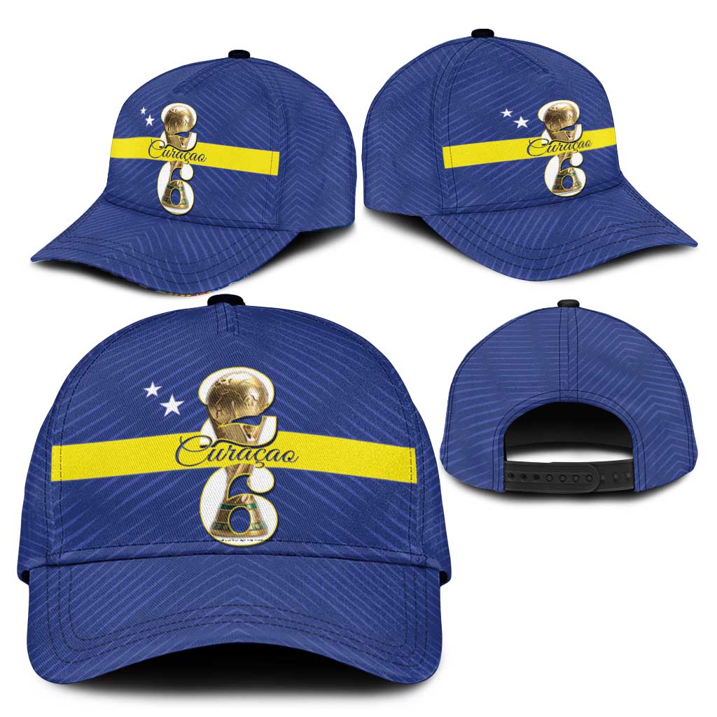 Curacao Football Classic Cap 2026 The Blue Wave is Rising - Wonder Print Shop