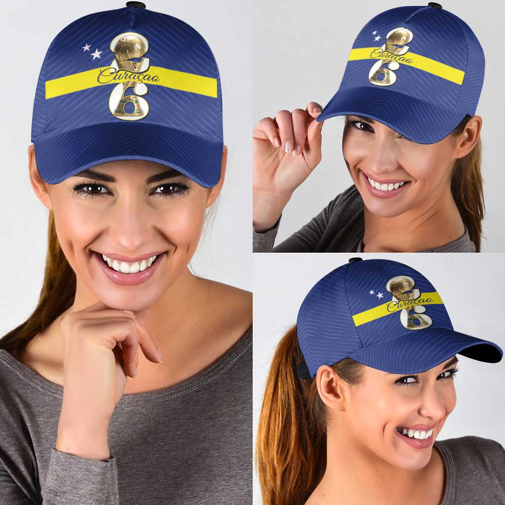 Curacao Football Classic Cap 2026 The Blue Wave is Rising - Wonder Print Shop