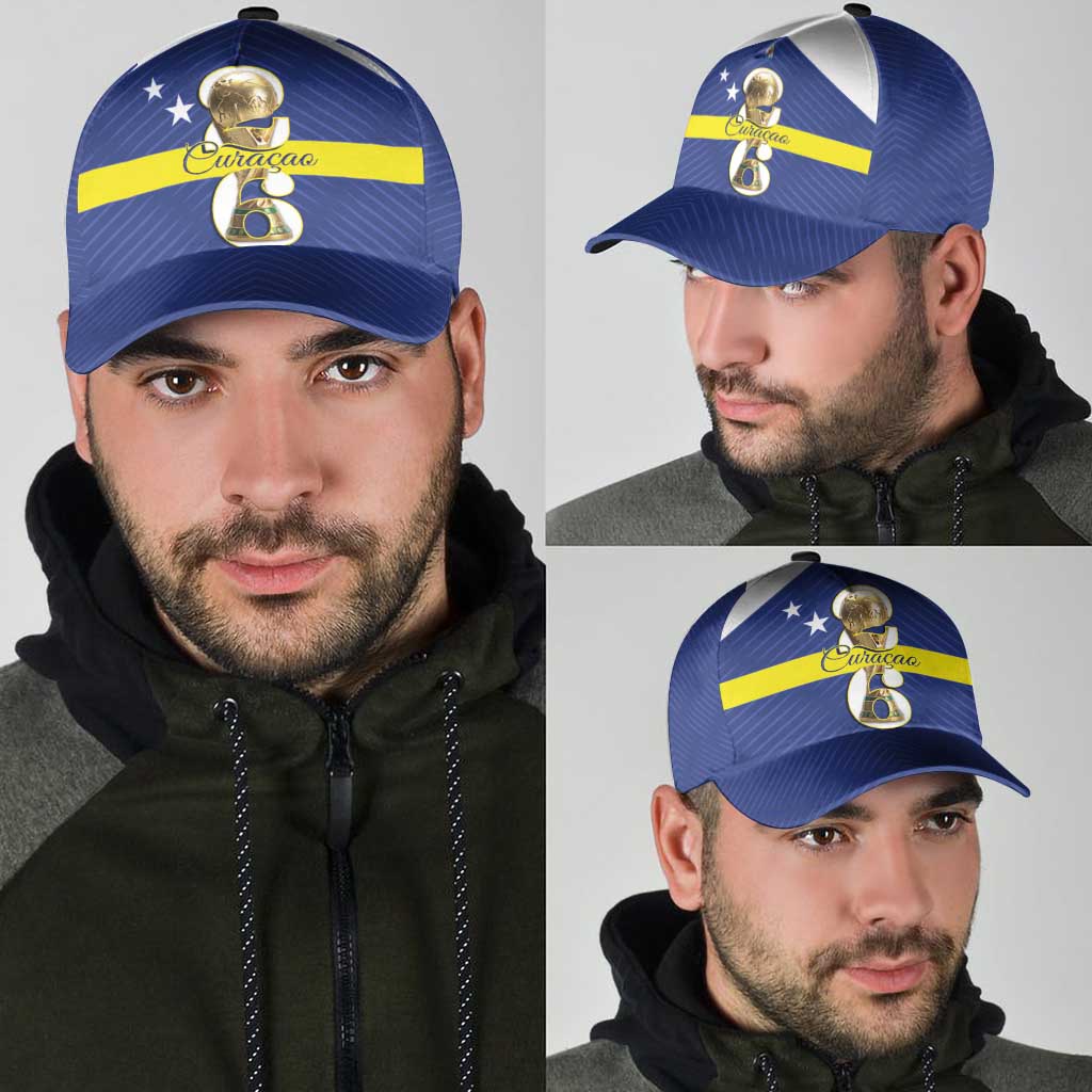 Curacao Football Classic Cap 2026 The Blue Wave is Rising - Wonder Print Shop