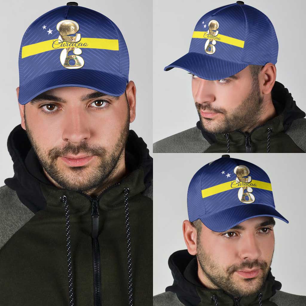 Curacao Football Classic Cap 2026 The Blue Wave is Rising - Wonder Print Shop