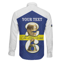 Personalized Curacao Football Family Matching Mermaid Dress and Hawaiian Shirt 2026 The Blue Wave is Rising - Wonder Print Shop