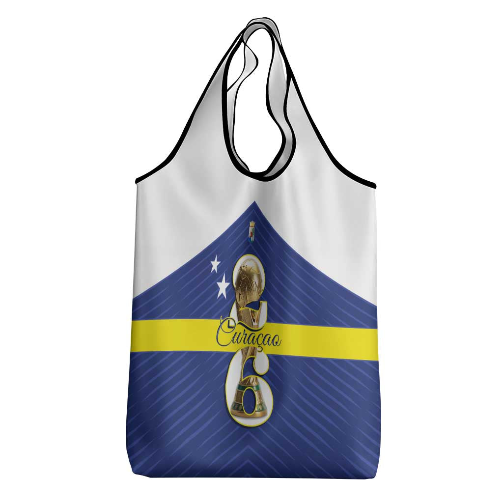 Curacao Football Grocery Bag 2026 The Blue Wave is Rising - Wonder Print Shop