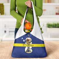 Curacao Football Grocery Bag 2026 The Blue Wave is Rising - Wonder Print Shop
