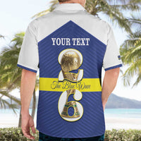 Personalized Curacao Football Hawaiian Shirt 2026 The Blue Wave is Rising - Wonder Print Shop