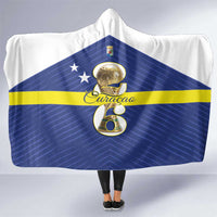 Curacao Football Hooded Blanket 2026 The Blue Wave is Rising - Wonder Print Shop