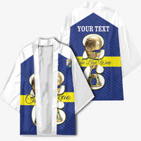Personalized Curacao Football Kimono 2026 The Blue Wave is Rising - Wonder Print Shop