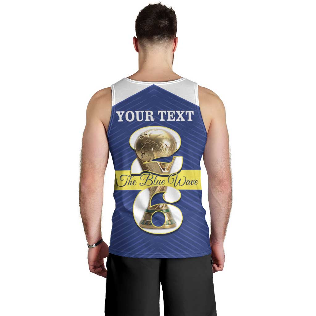 Personalized Curacao Football Men Tank Top 2026 The Blue Wave is Rising - Wonder Print Shop
