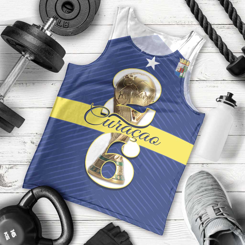 Personalized Curacao Football Men Tank Top 2026 The Blue Wave is Rising - Wonder Print Shop