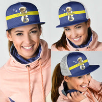 Curacao Football Mesh Trucker Cap 2026 The Blue Wave is Rising - Wonder Print Shop