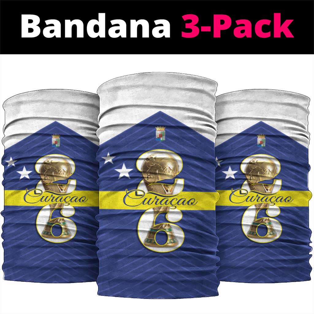 Curacao Football Neck Gaiter 2026 The Blue Wave is Rising - Wonder Print Shop