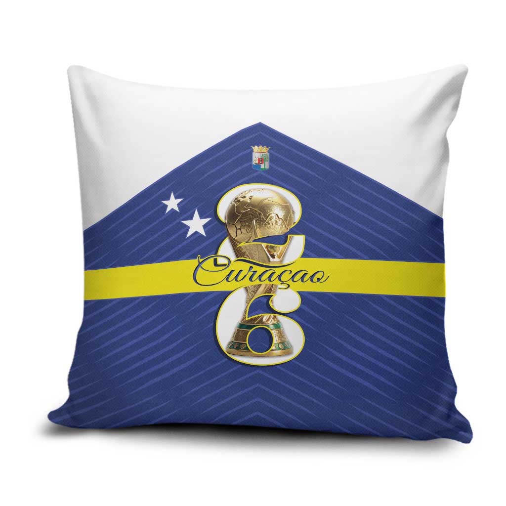 Curacao Football Pillow Cover 2026 The Blue Wave is Rising - Wonder Print Shop