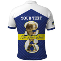 Personalized Curacao Football Polo Shirt 2026 The Blue Wave is Rising - Wonder Print Shop