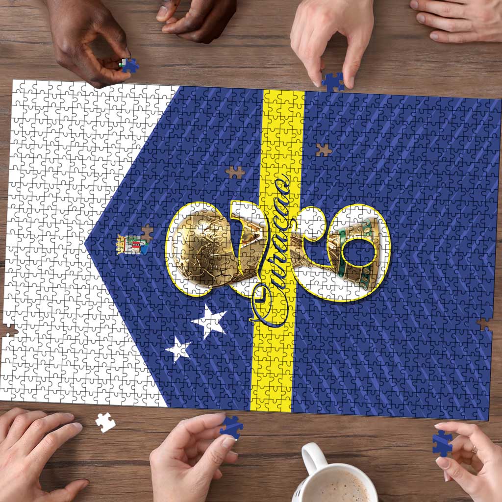 Curacao Football Puzzle 2026 The Blue Wave is Rising - Wonder Print Shop
