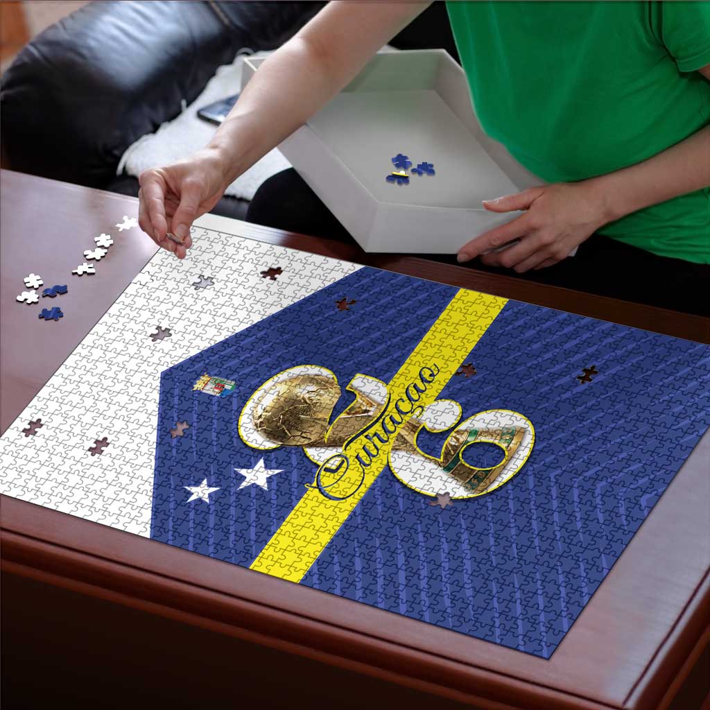 Curacao Football Puzzle 2026 The Blue Wave is Rising - Wonder Print Shop