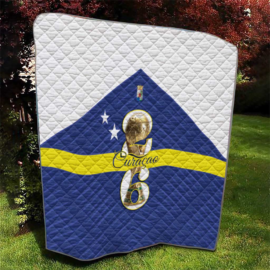 Curacao Football Quilt 2026 The Blue Wave is Rising - Wonder Print Shop