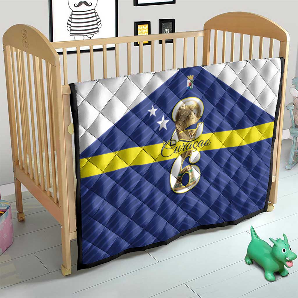 Curacao Football Quilt 2026 The Blue Wave is Rising - Wonder Print Shop