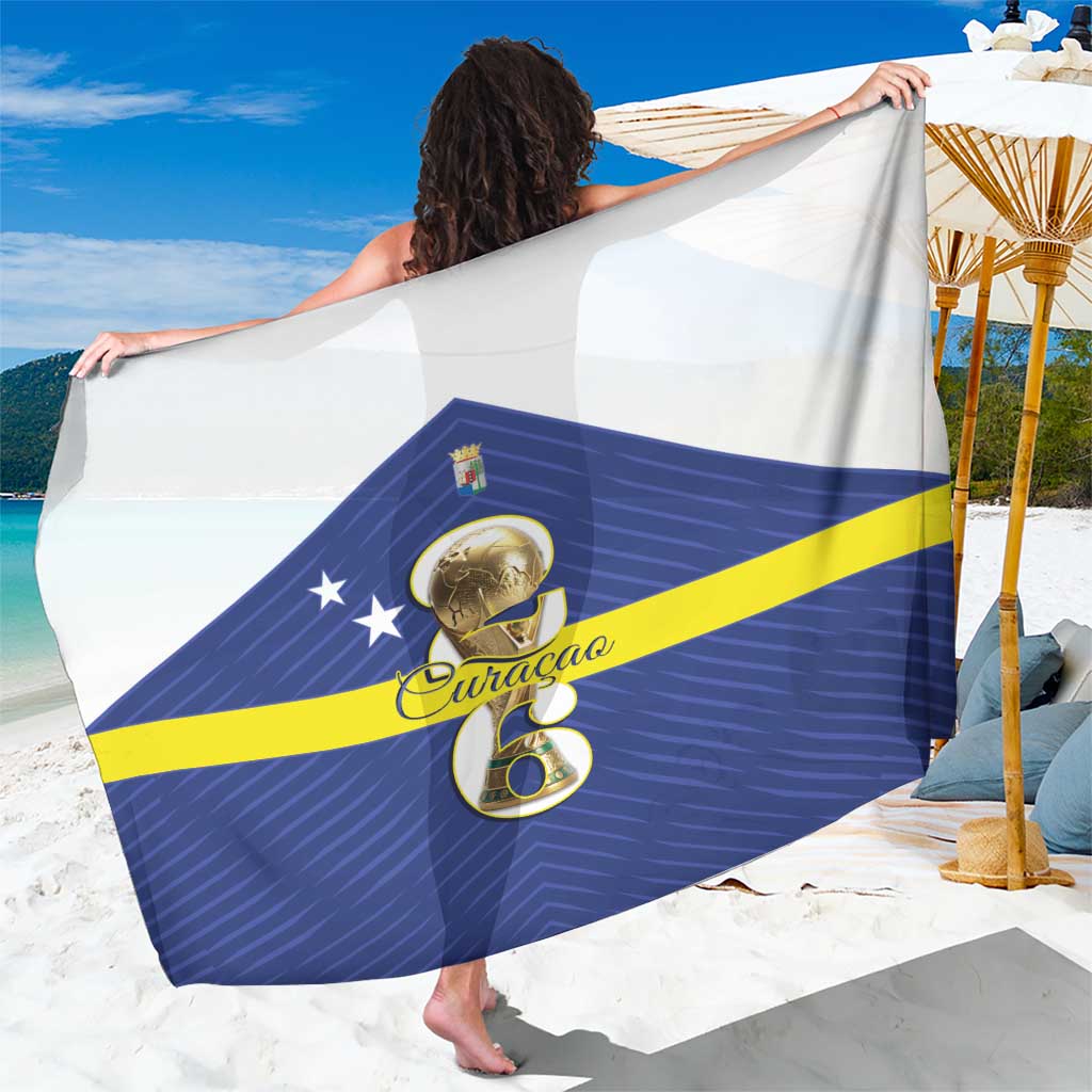 Curacao Football Sarong 2026 The Blue Wave is Rising - Wonder Print Shop