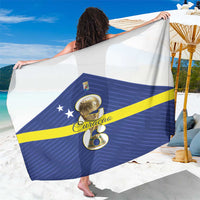 Curacao Football Sarong 2026 The Blue Wave is Rising - Wonder Print Shop
