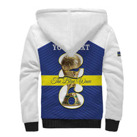 Personalized Curacao Football Sherpa Hoodie 2026 The Blue Wave is Rising - Wonder Print Shop