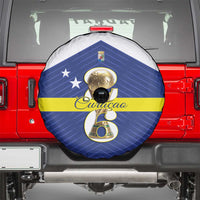 Curacao Football Spare Tire Cover 2026 The Blue Wave is Rising - Wonder Print Shop