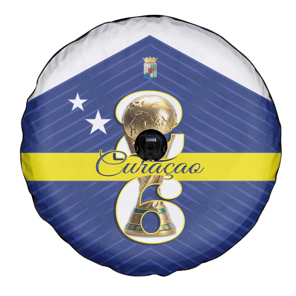 Curacao Football Spare Tire Cover 2026 The Blue Wave is Rising - Wonder Print Shop