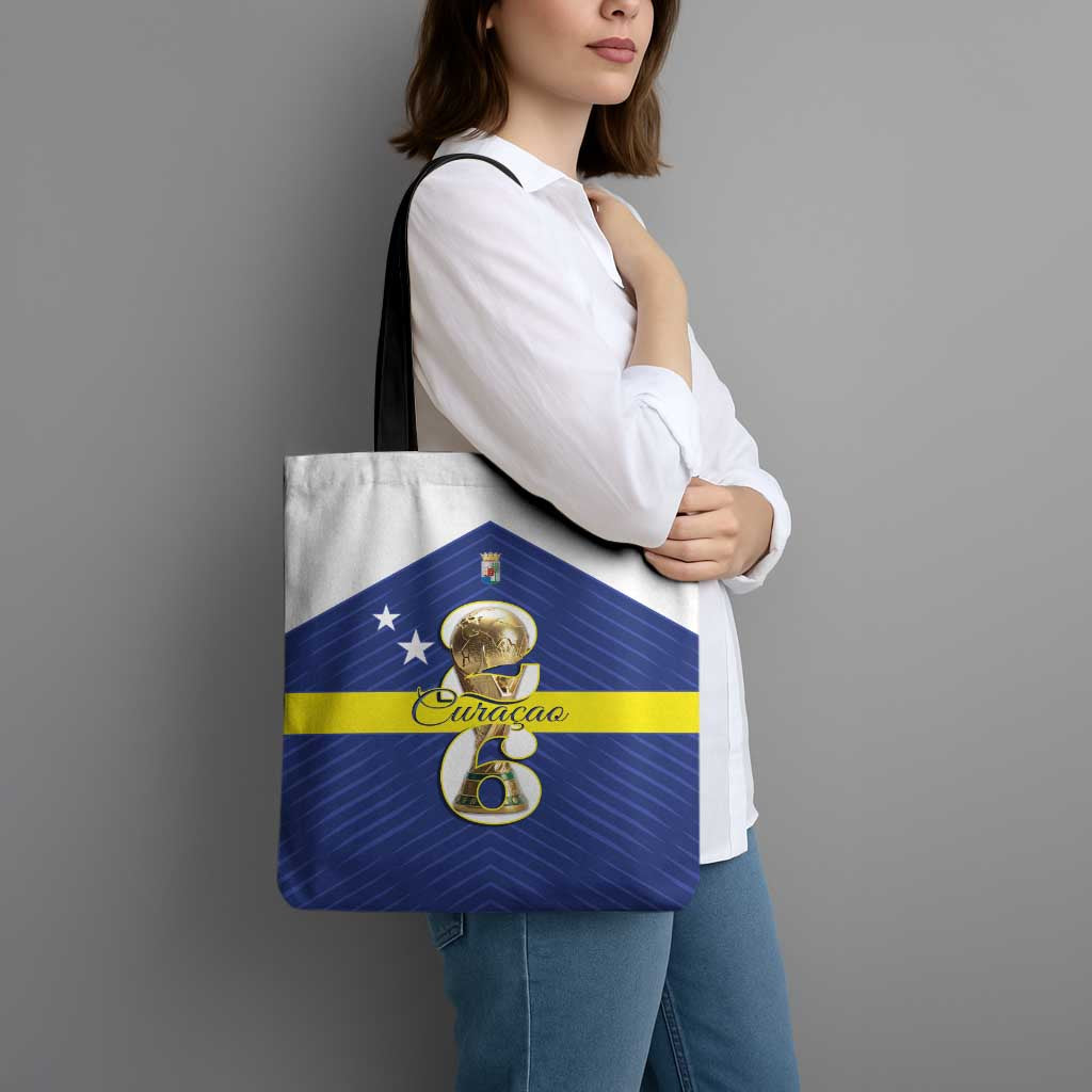 Curacao Football Tote Bag 2026 The Blue Wave is Rising - Wonder Print Shop