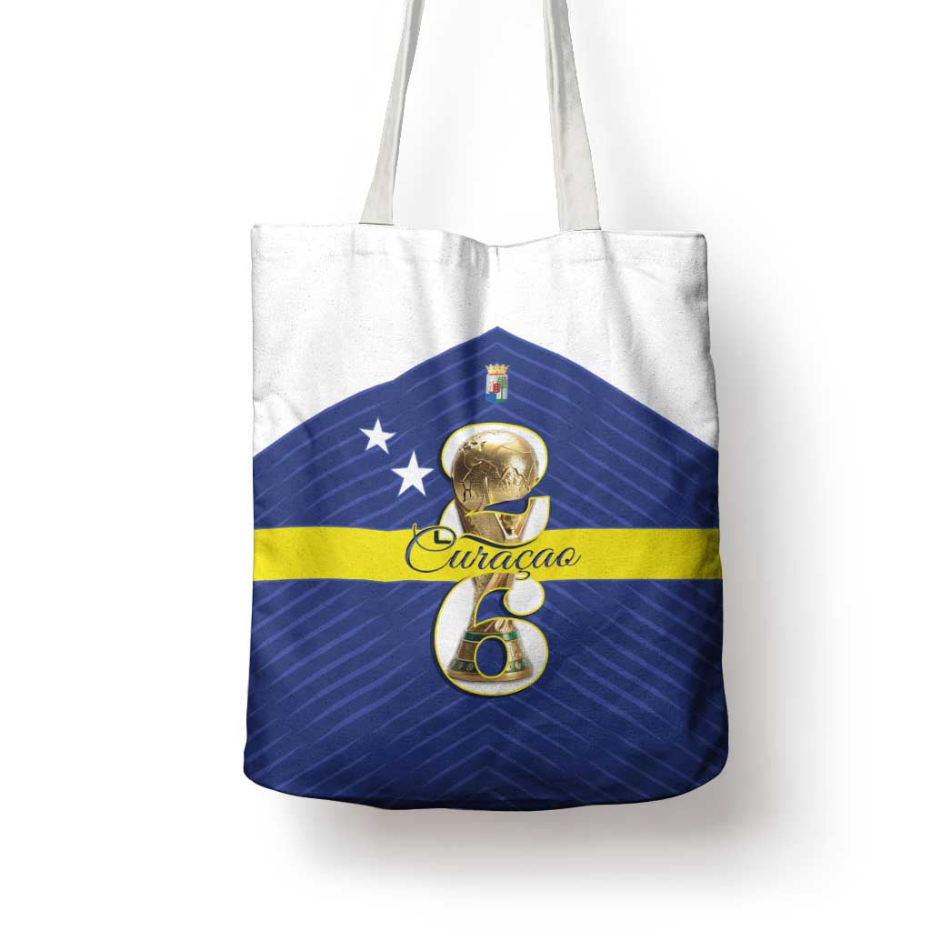 Curacao Football Tote Bag 2026 The Blue Wave is Rising - Wonder Print Shop