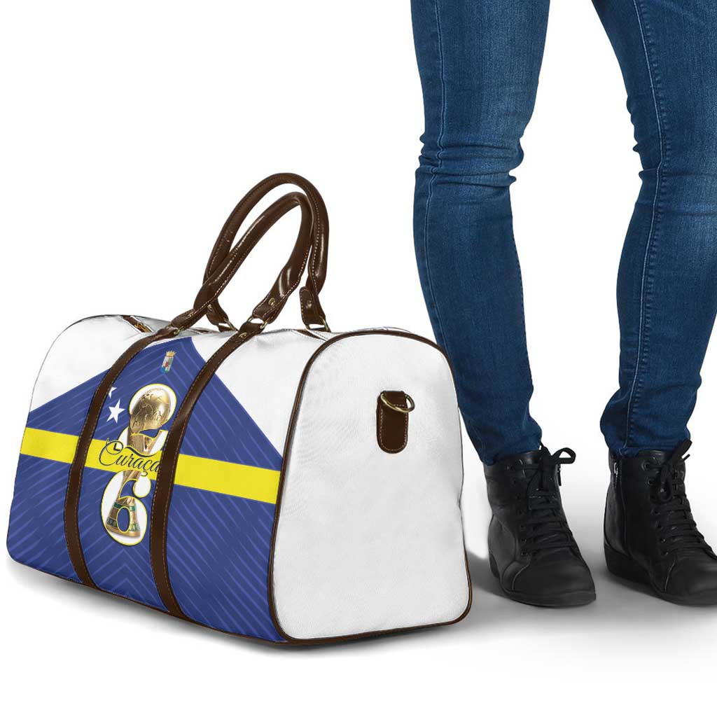 Curacao Football Travel Bag 2026 The Blue Wave is Rising - Wonder Print Shop
