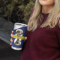 Personalized Curacao Football Tumbler Cup 2026 The Blue Wave is Rising - Wonder Print Shop