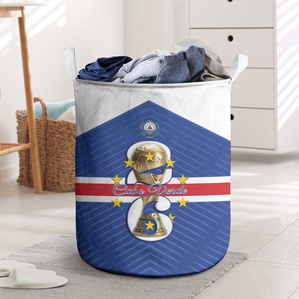 Cape Verde Football Laundry Basket 2026 Tubaroes Azuis First-ever World Cup - Wonder Print Shop